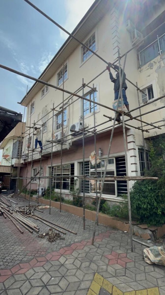 Three-Storey Block Repaint before transformation