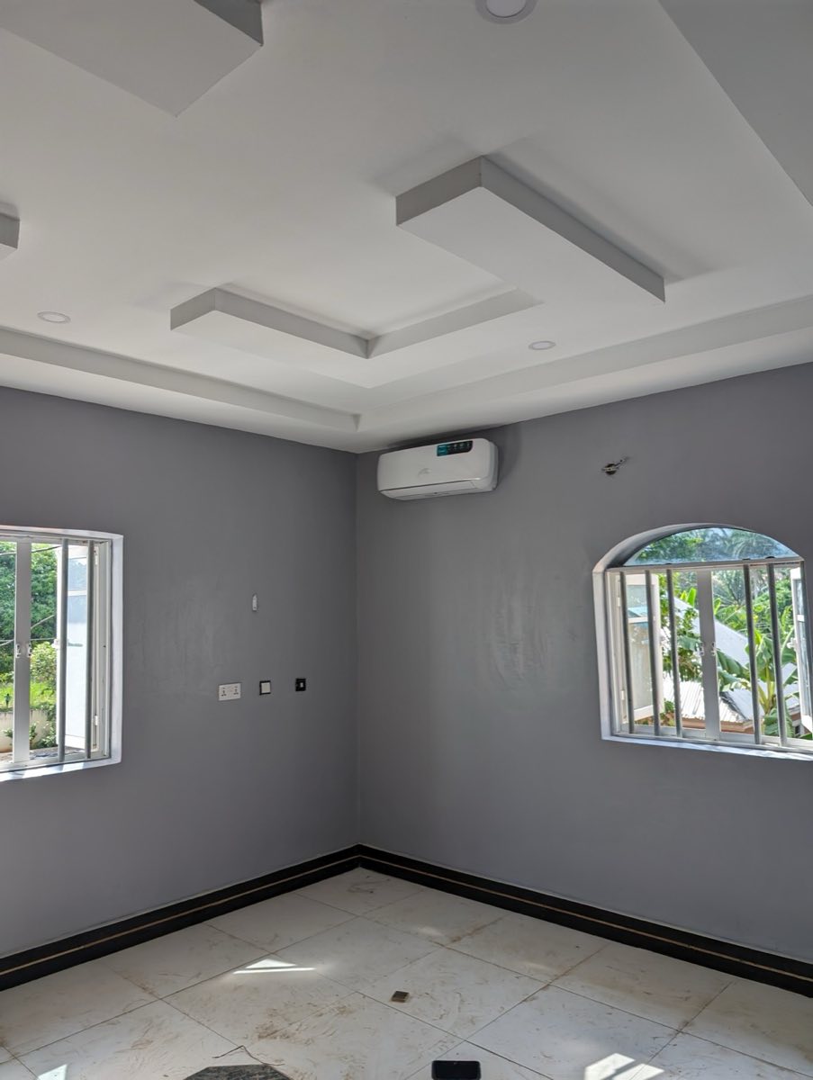 Bedroom in warm grey — Port Harcourt