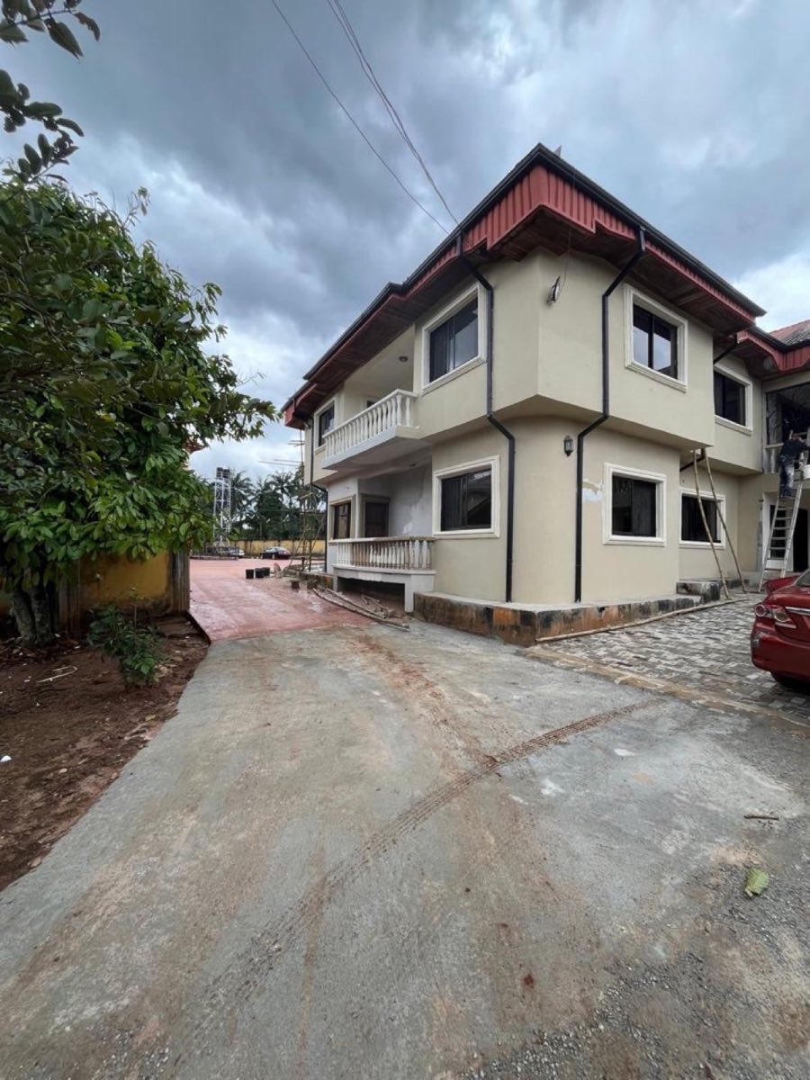 Finished house exterior